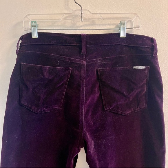 Hudson Purple Velvet Jeans - Picture 7 of 9